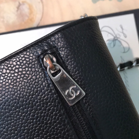 Authentic Chanel Timeless Wallet on Chain Black - Picture 5 of 7